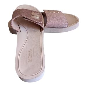 Michael Kors Blush Slide Sandals